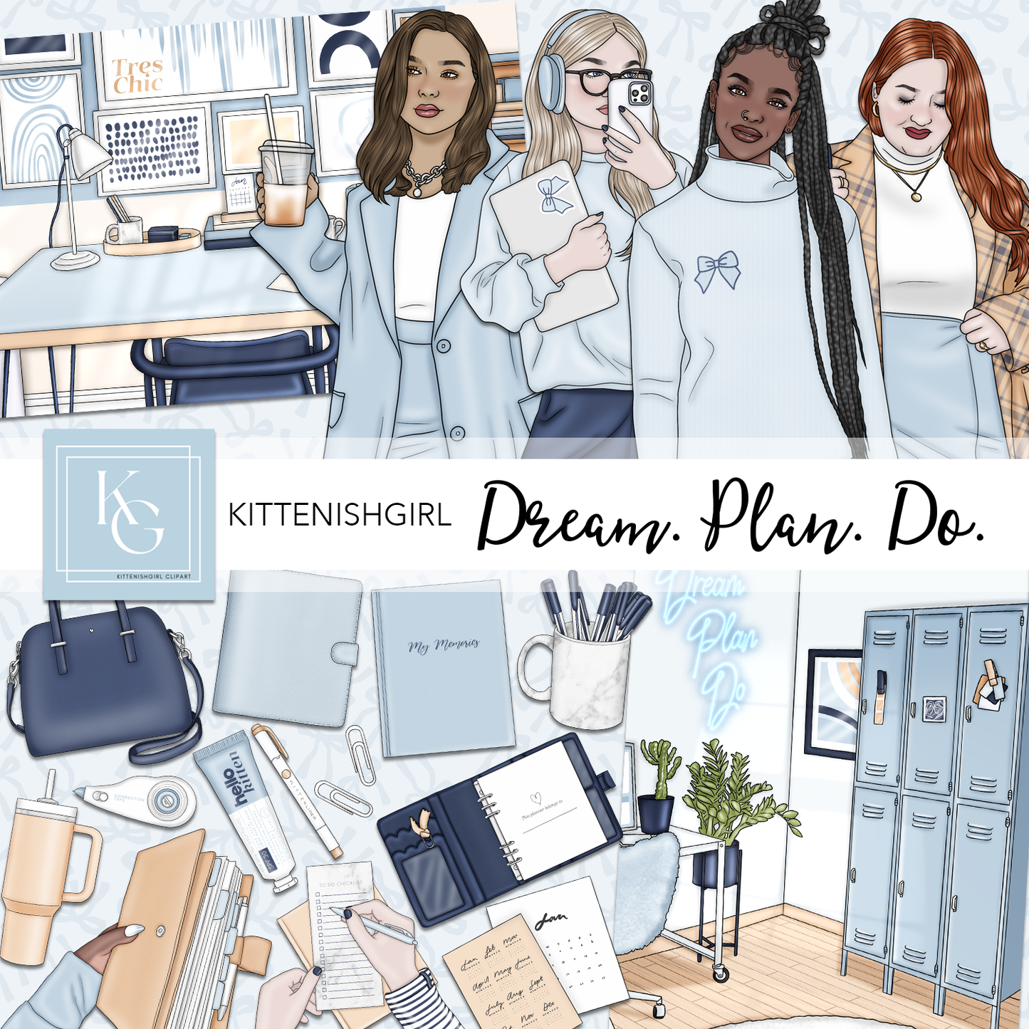 Dream. Plan. Do. - Cool // Clip Art