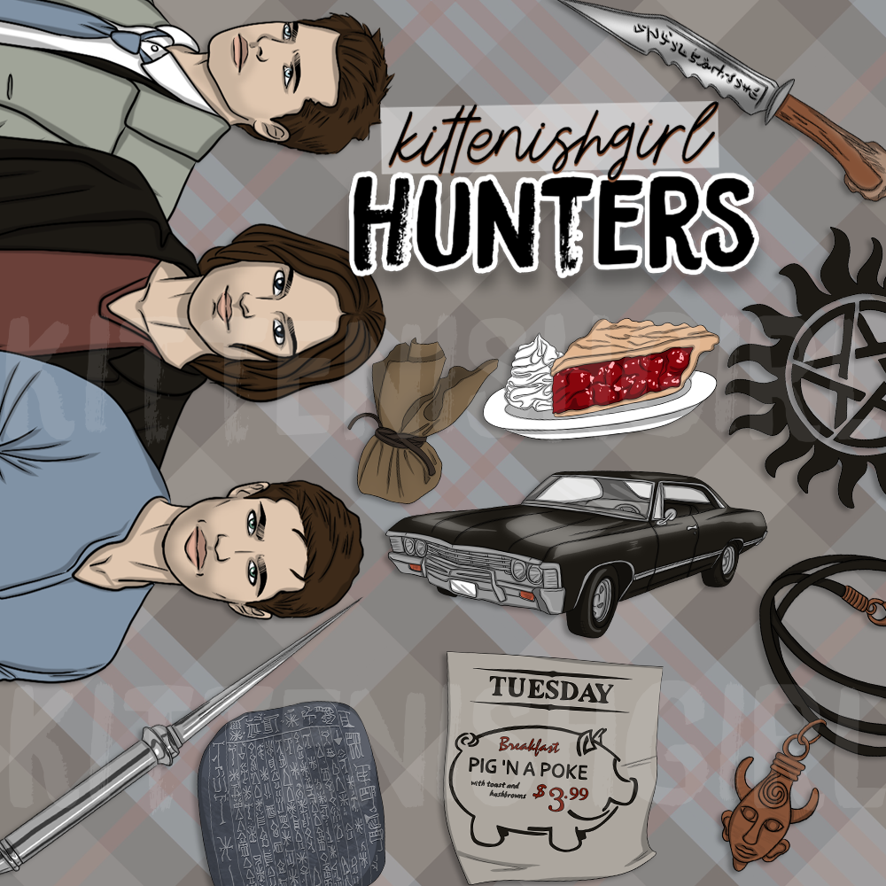 Hunters // Clip Art Bundle