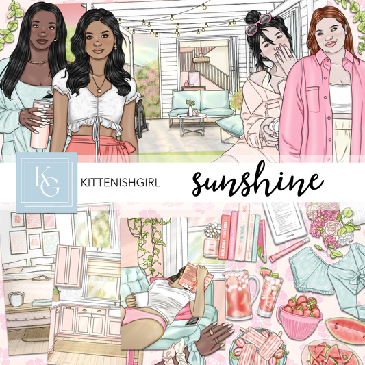 Sunshine // Clip Art