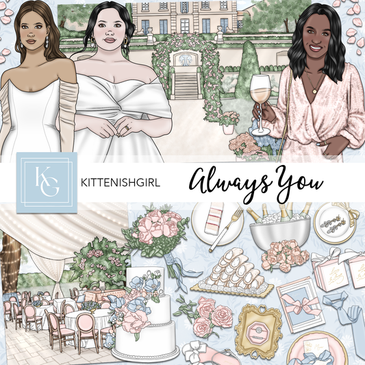 Always You - Pastel // Clip Art