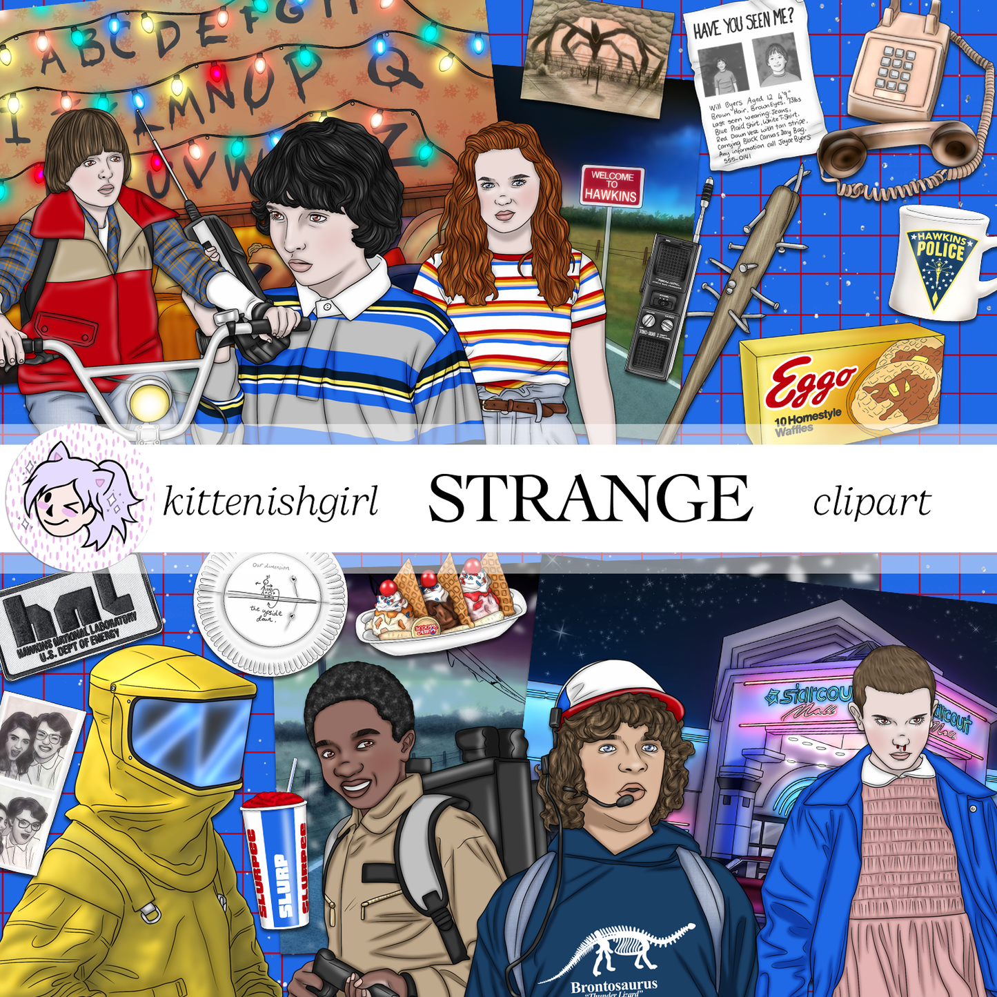 Strange // Clip Art Bundle