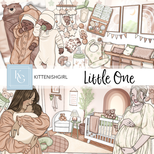 Little One - Neutral // Clip Art
