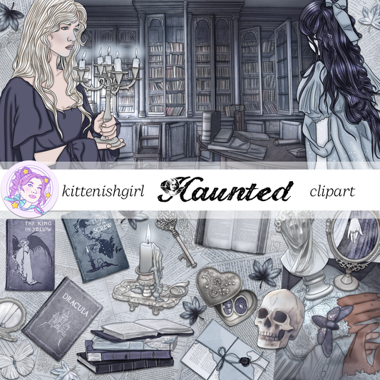 Haunted // Clip Art