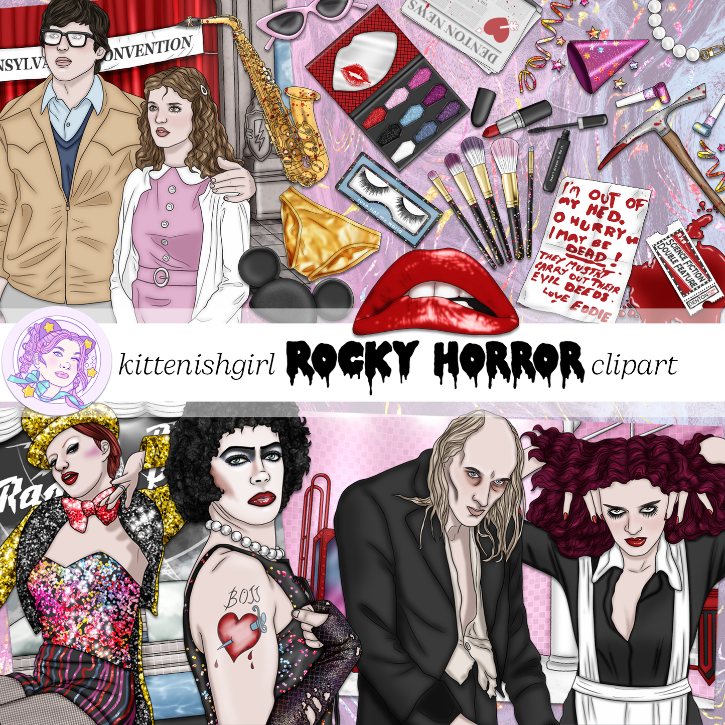 Rocky Horror // Clip Art Bundle