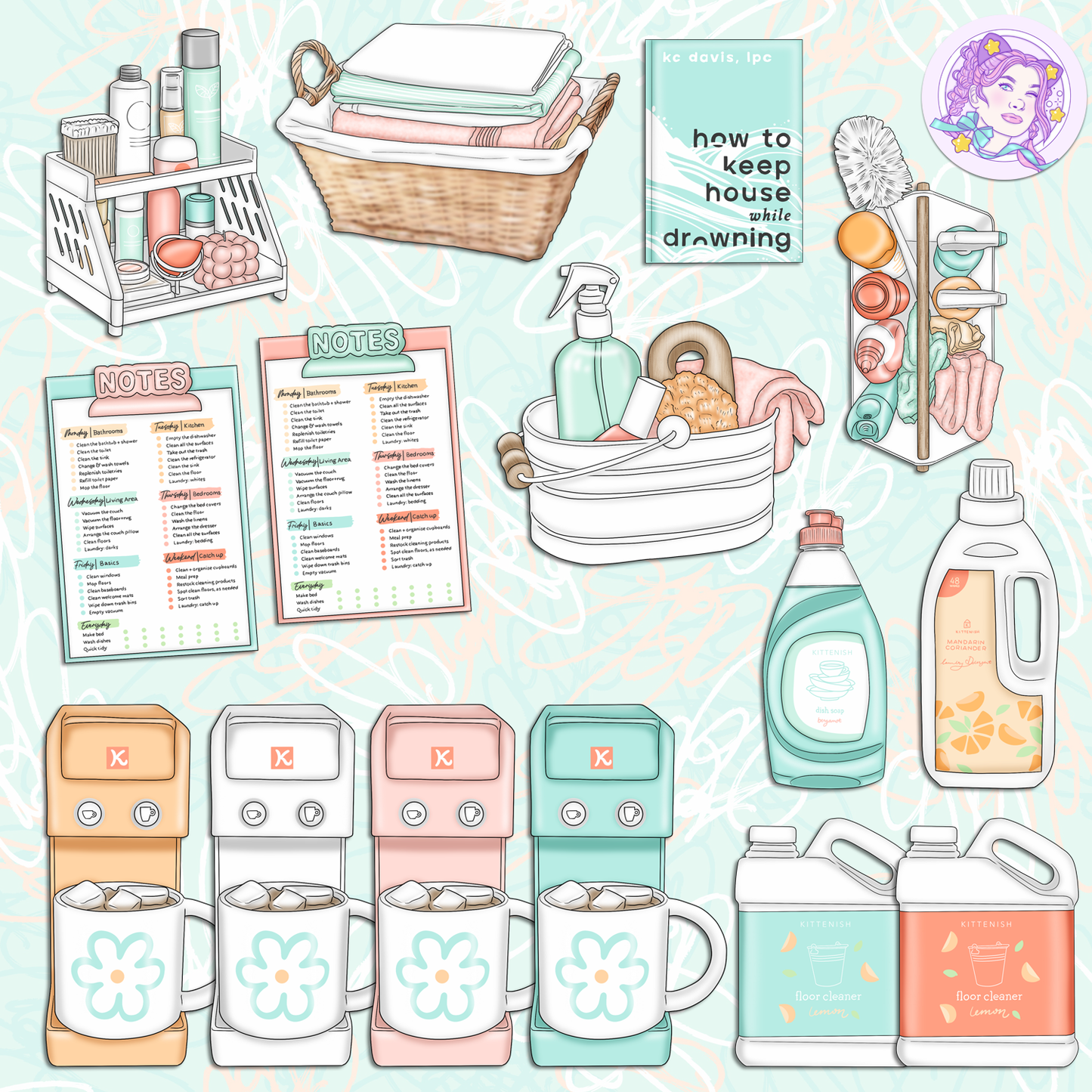 Squeaky Clean // Clip Art