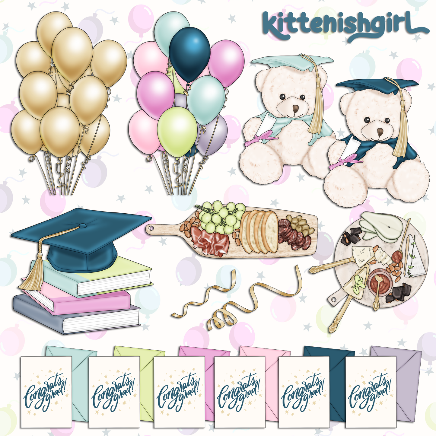 Graduation // Clip Art