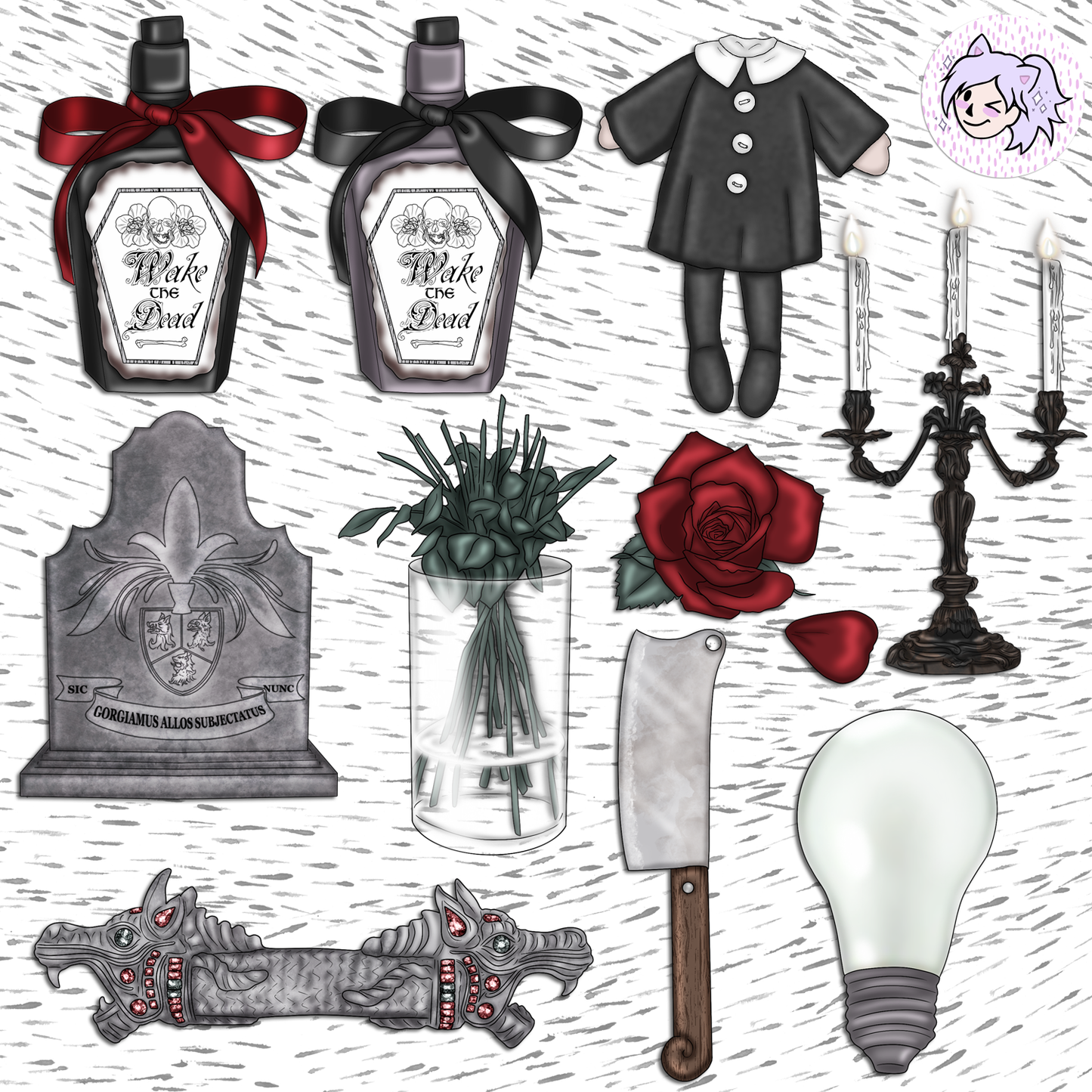 Kooky // Clip Art Bundle