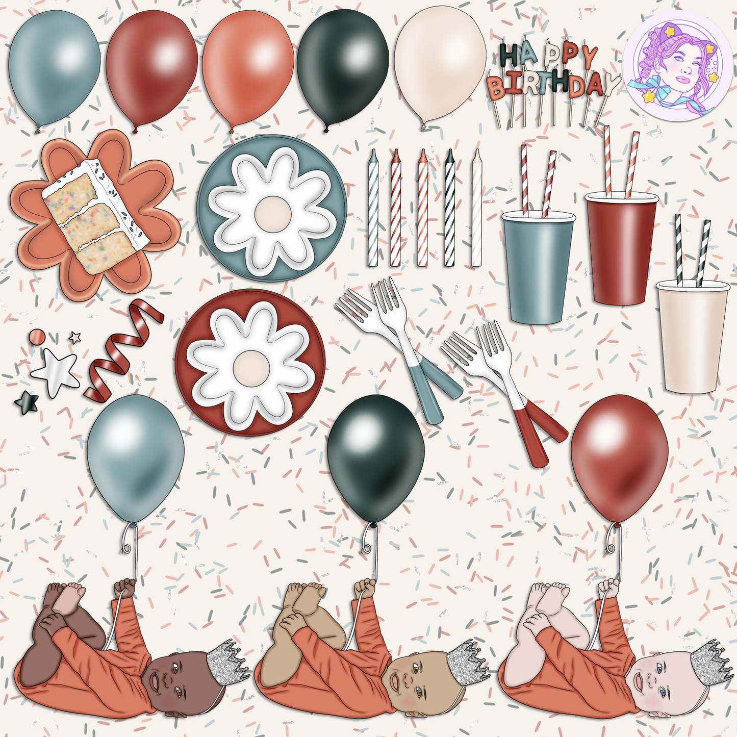 Hip Hip Hooray - Fall // Clip Art