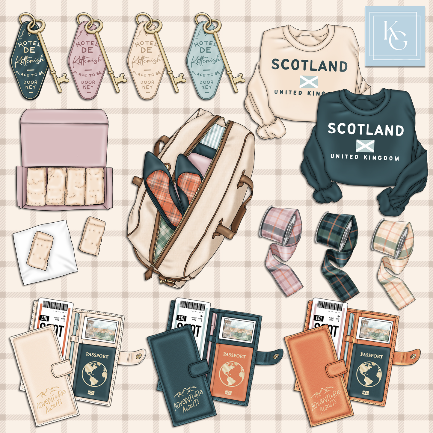 Scotland // Clip Art