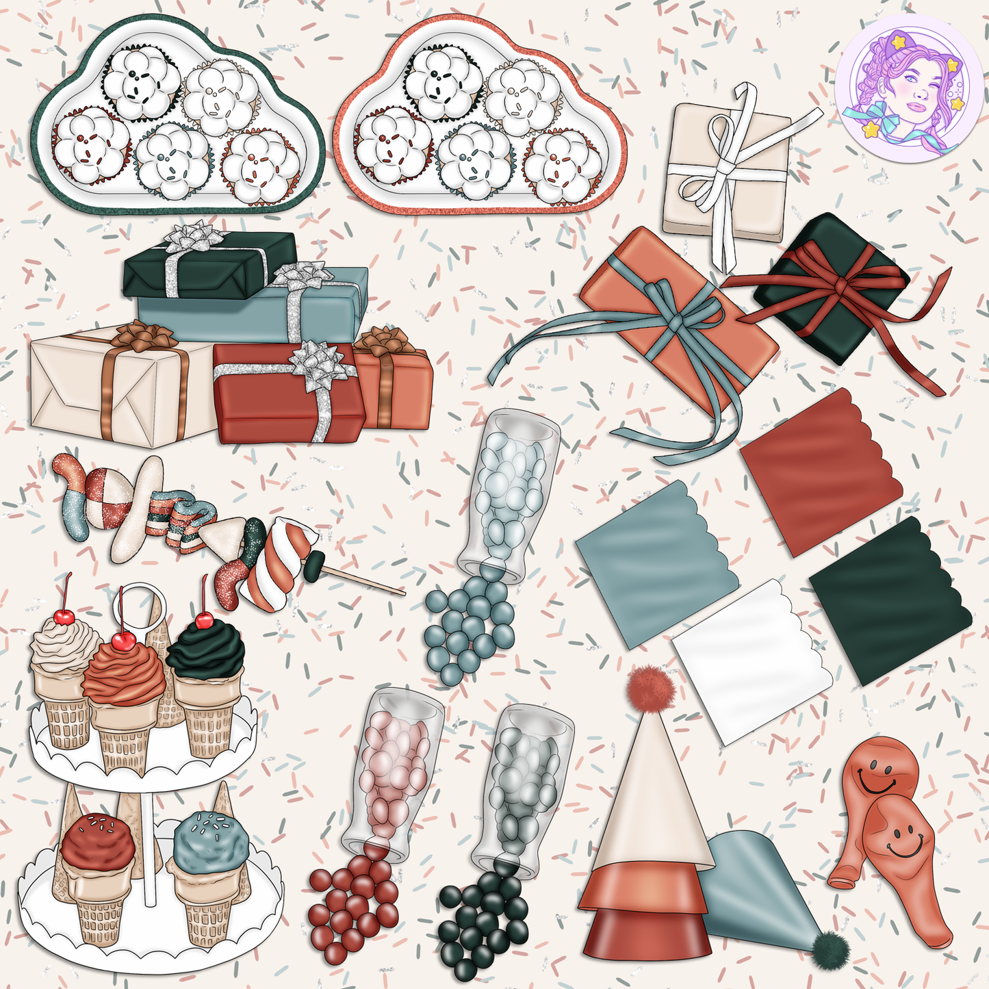 Hip Hip Hooray - Fall // Clip Art