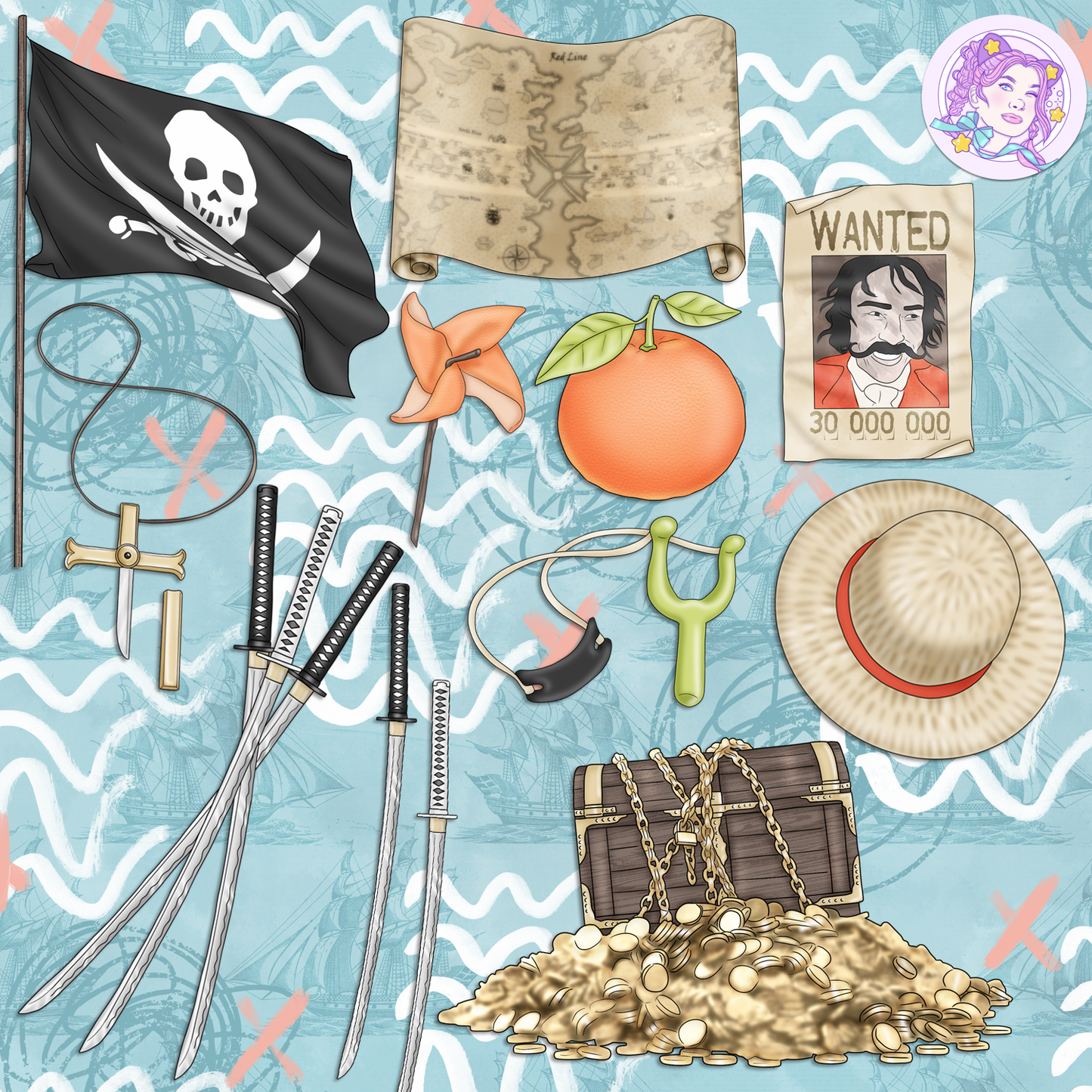 Sails Are Set // Clip Art