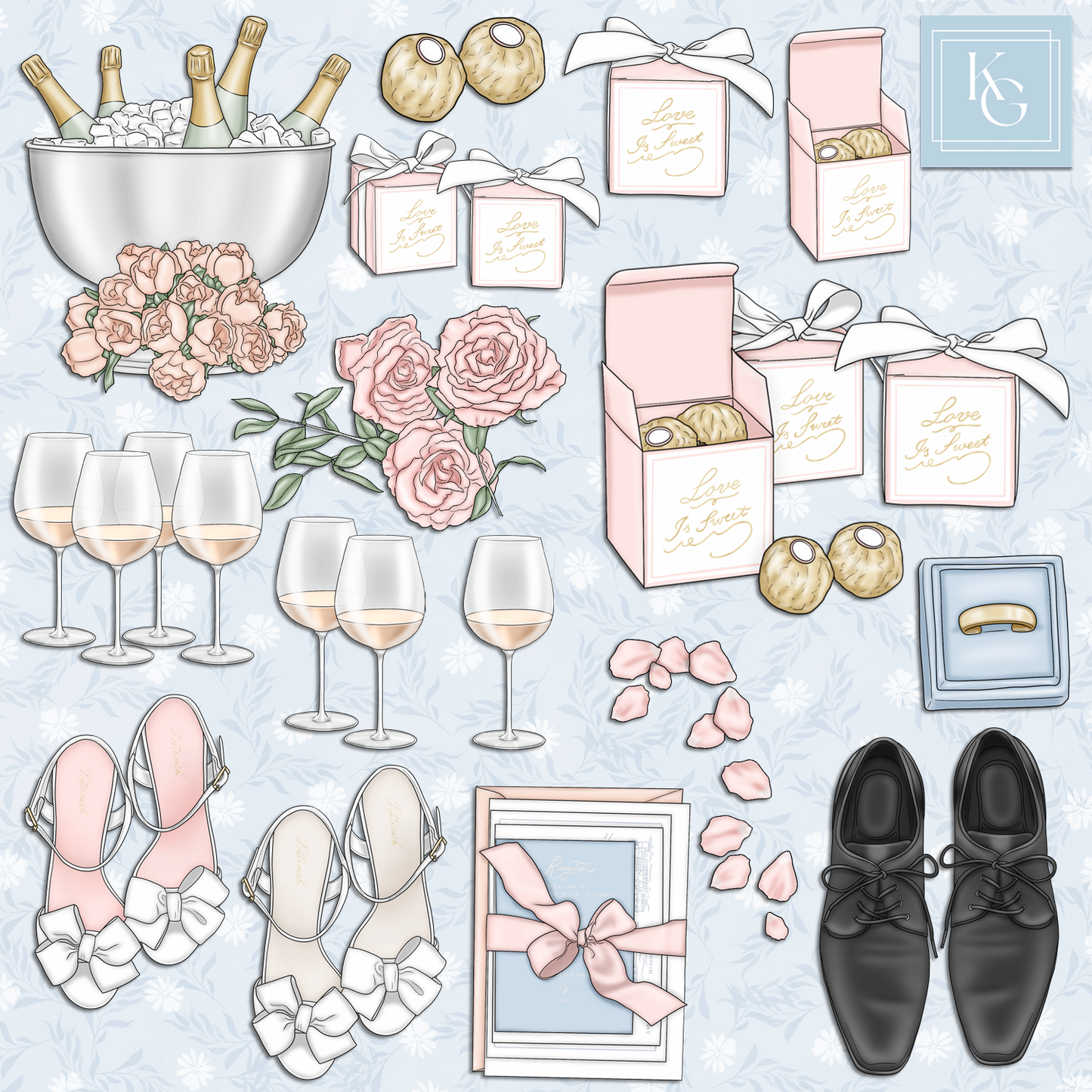 Always You - Pastel // Clip Art