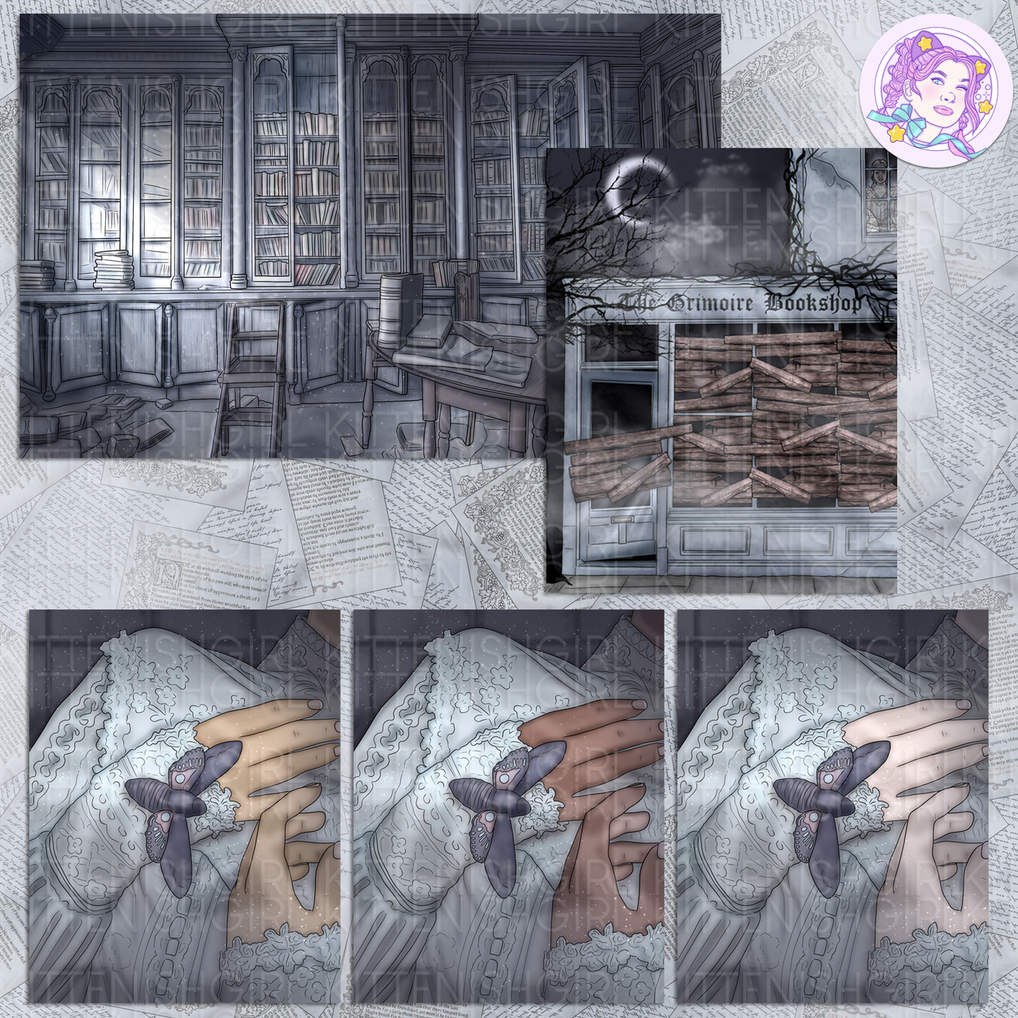 Haunted // Clip Art