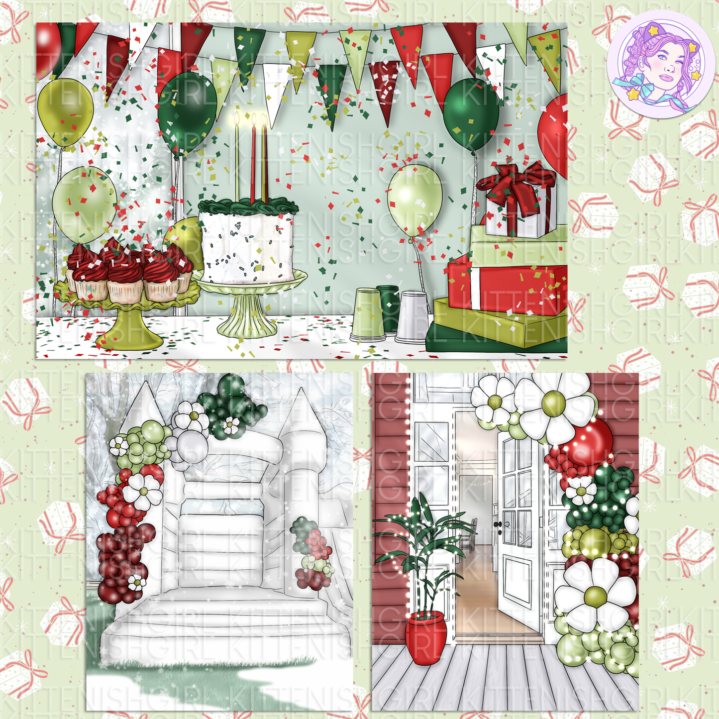 Hip Hip Hooray - Xmas // Clip Art