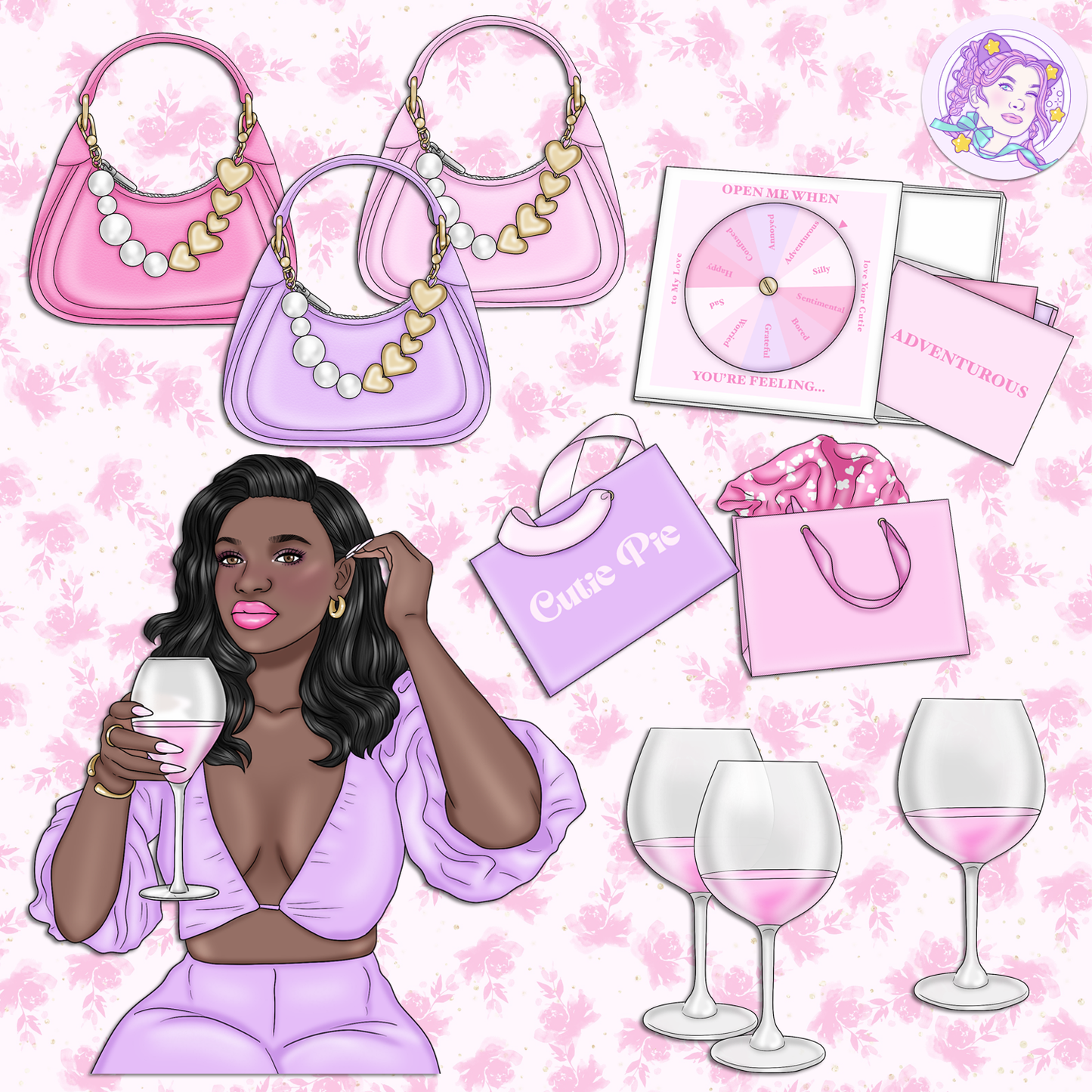 Like A Rose // Clip Art