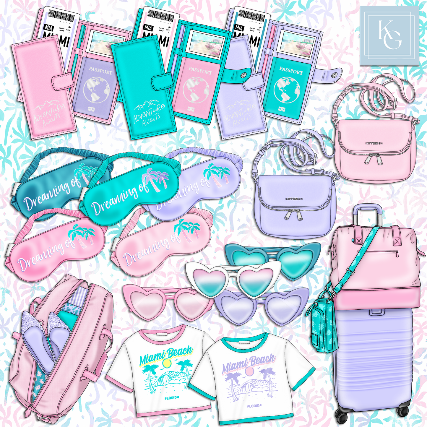 Miami // Clip Art
