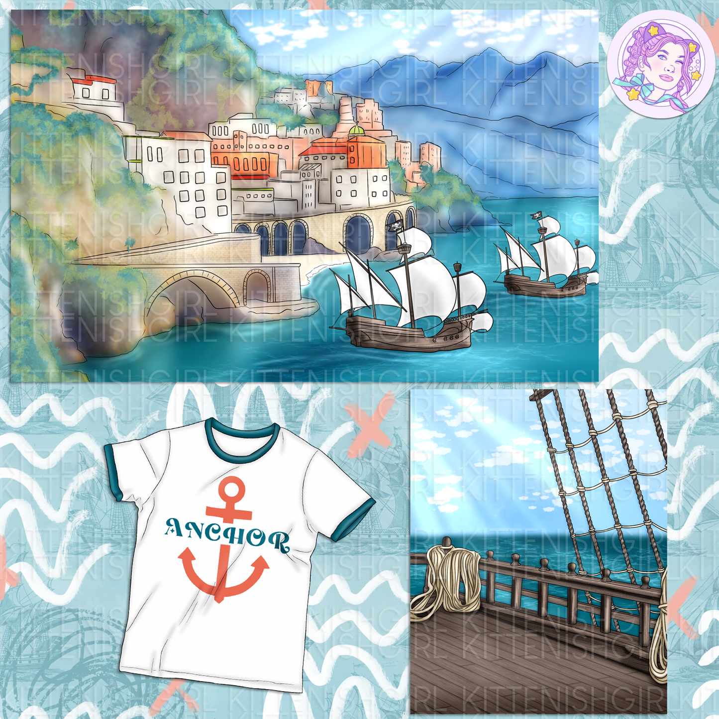 Sails Are Set // Clip Art