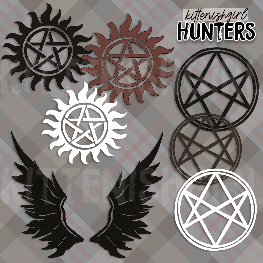 Hunters // Clip Art Bundle