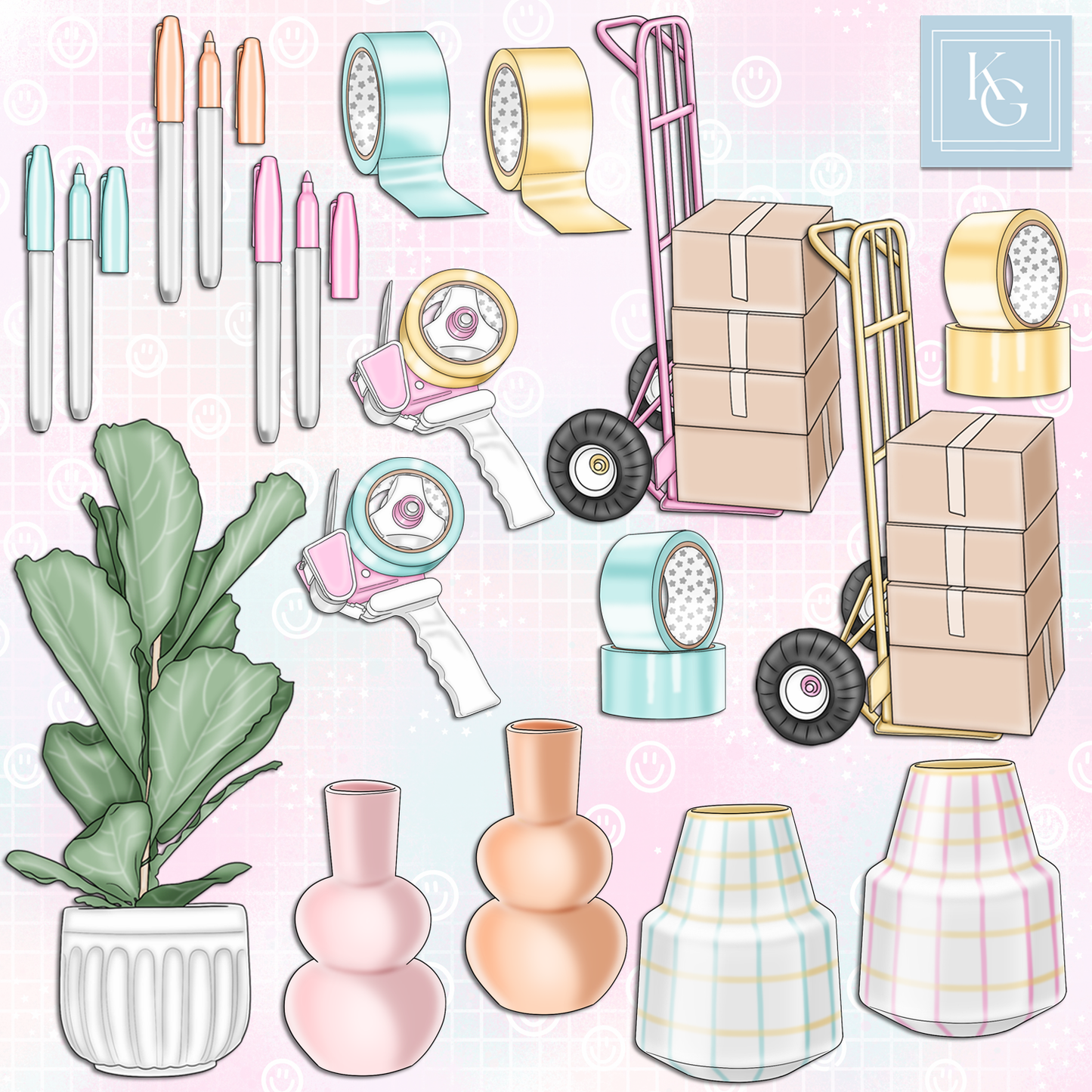 Moving Day // Clip Art