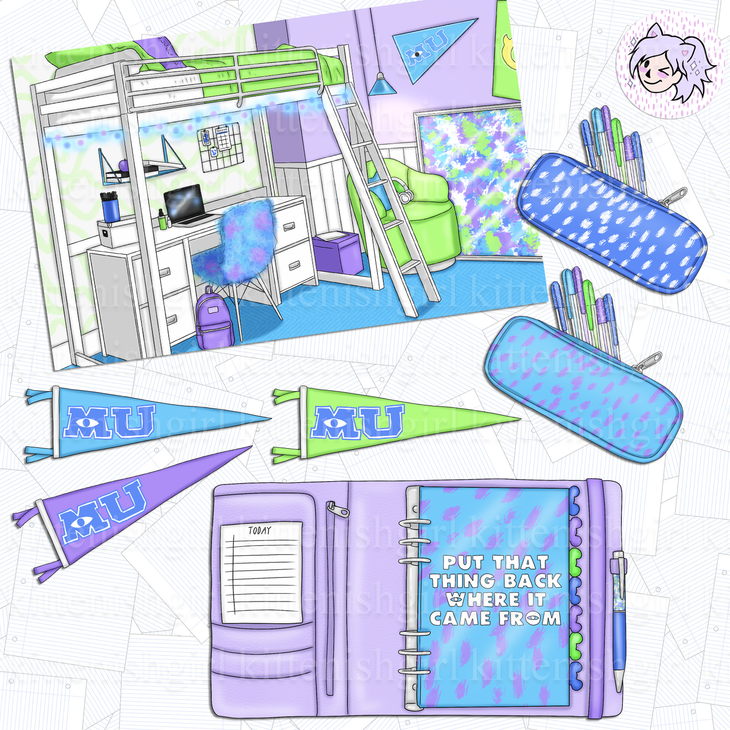 Scare School // Clip Art Bundle
