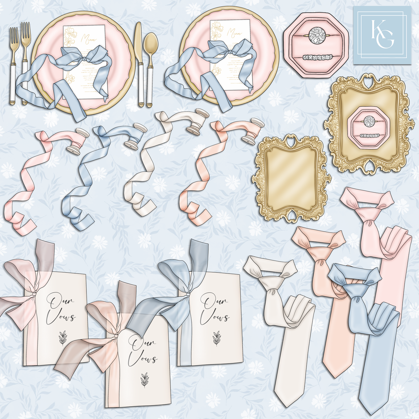 Always You - Pastel // Clip Art