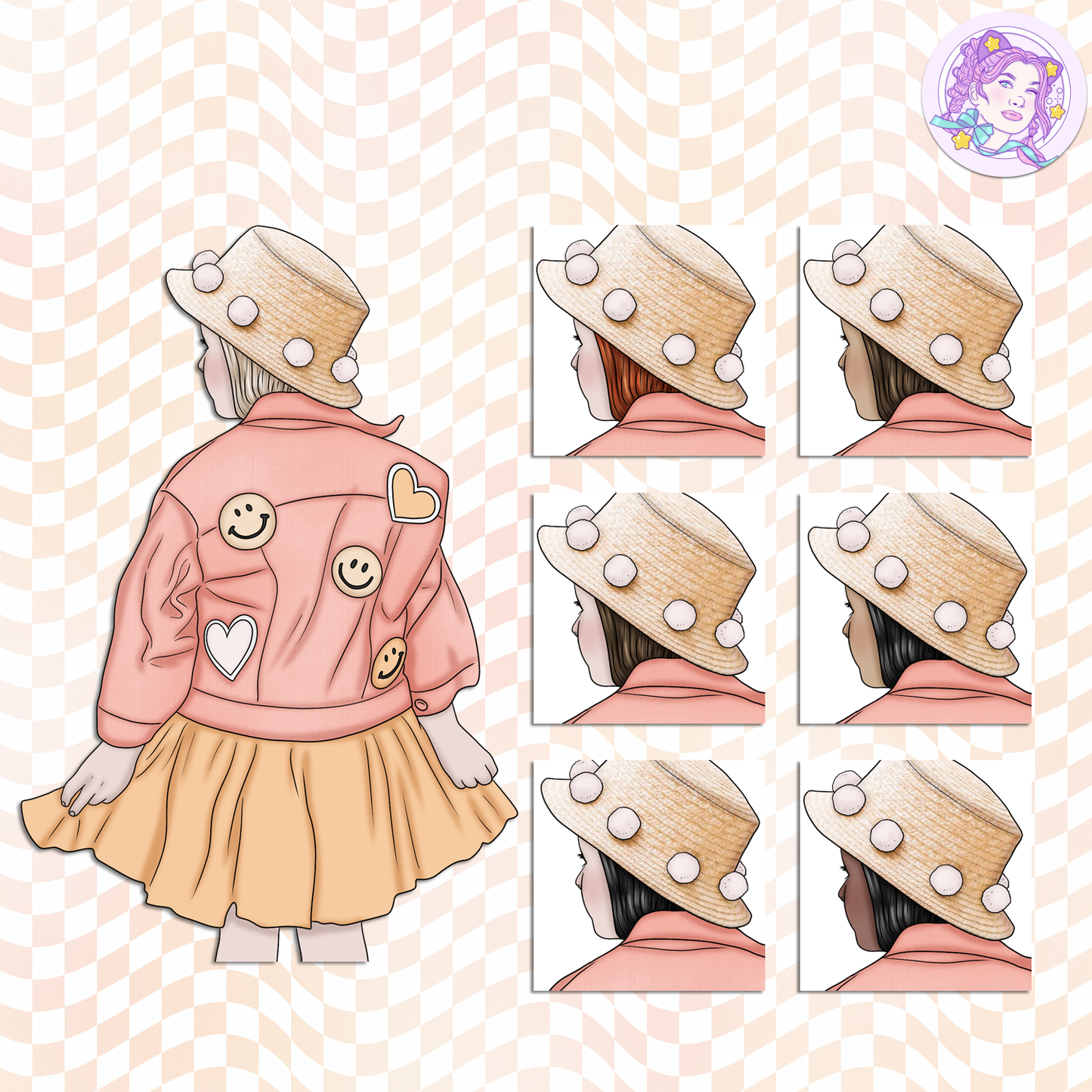 Hip Hip Hooray - Peach // Clip Art