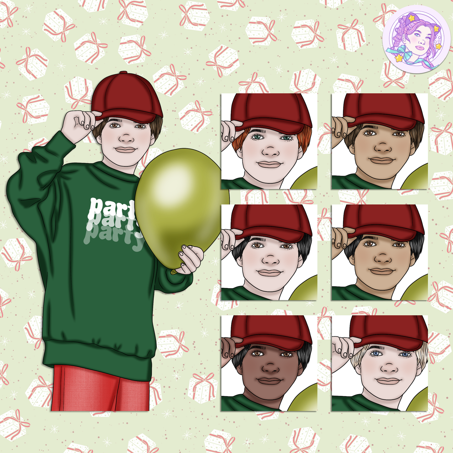 Hip Hip Hooray - Xmas // Clip Art