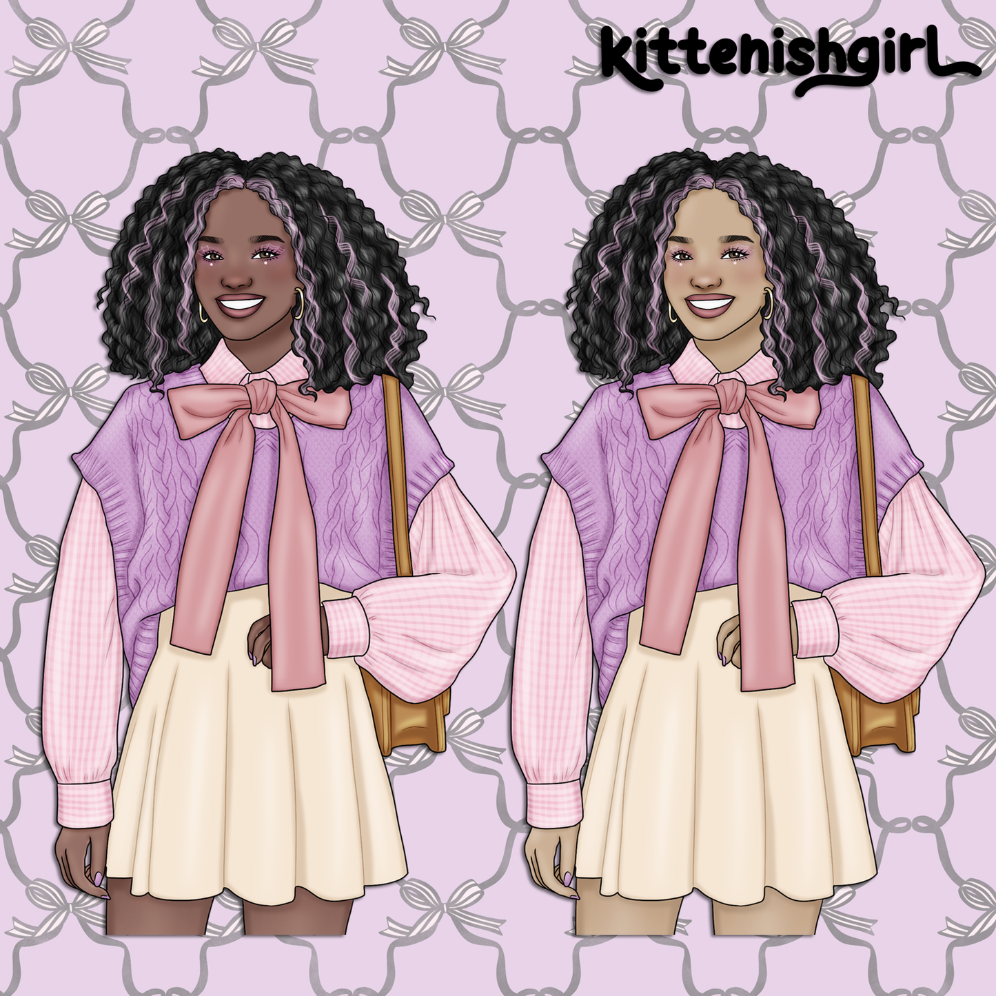 Black Cat Cafe // Clip Art