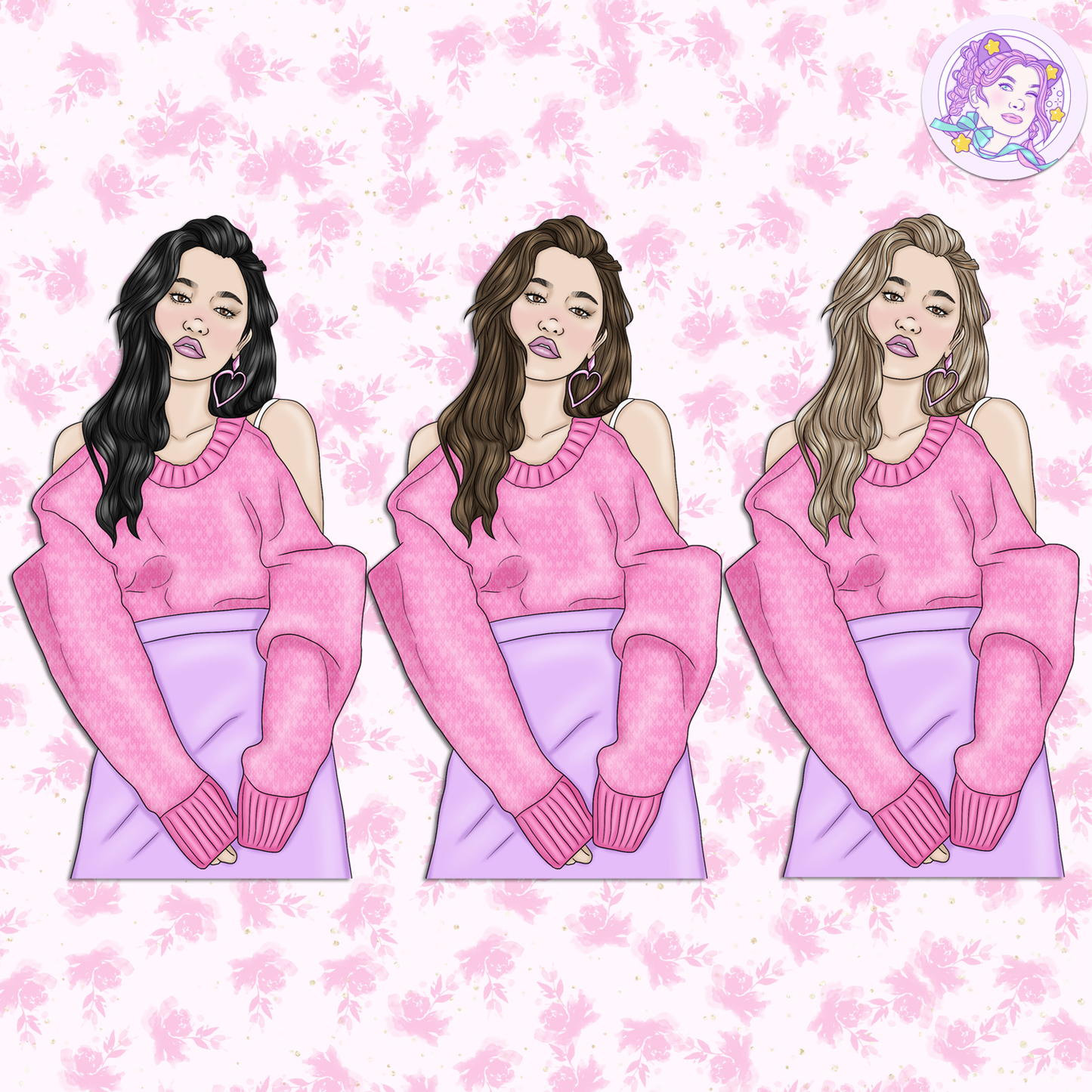 Like A Rose // Clip Art