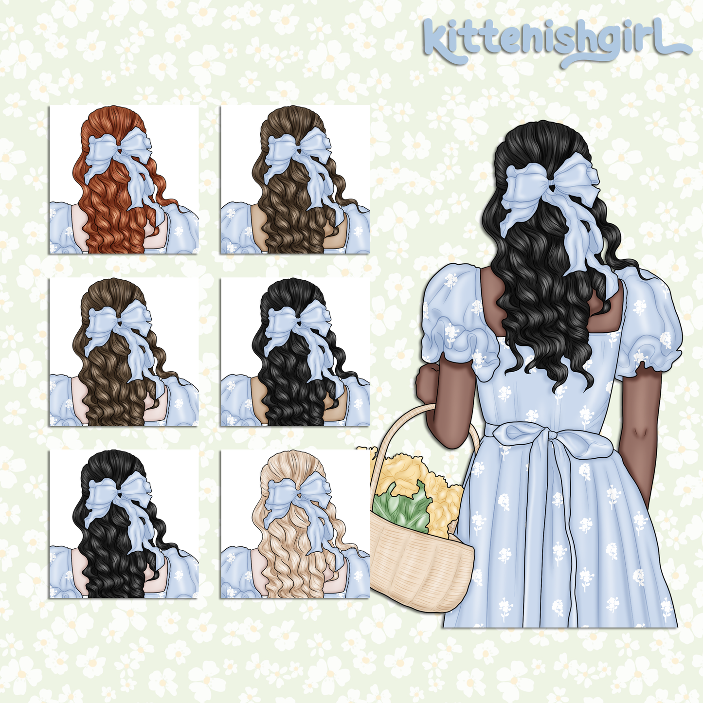 Spring Garden // Clip Art