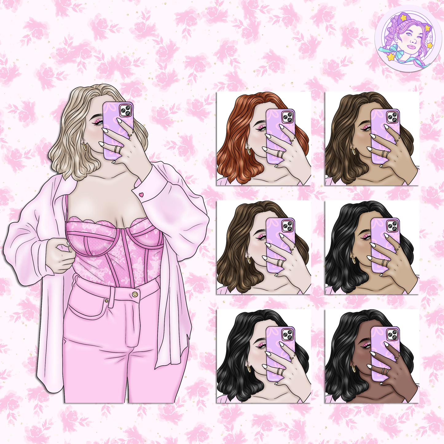 Like A Rose // Clip Art