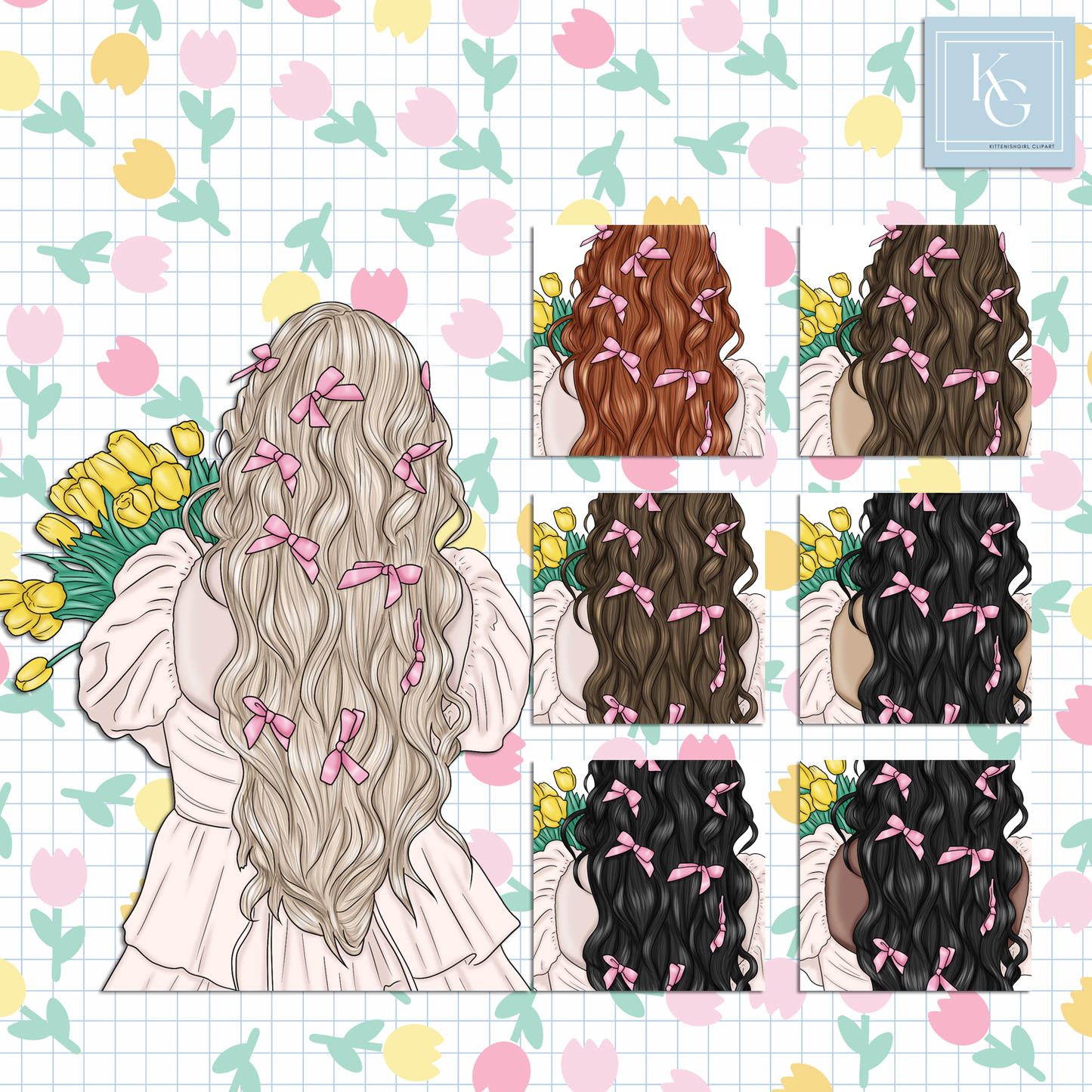 Blossoming // Clip Art