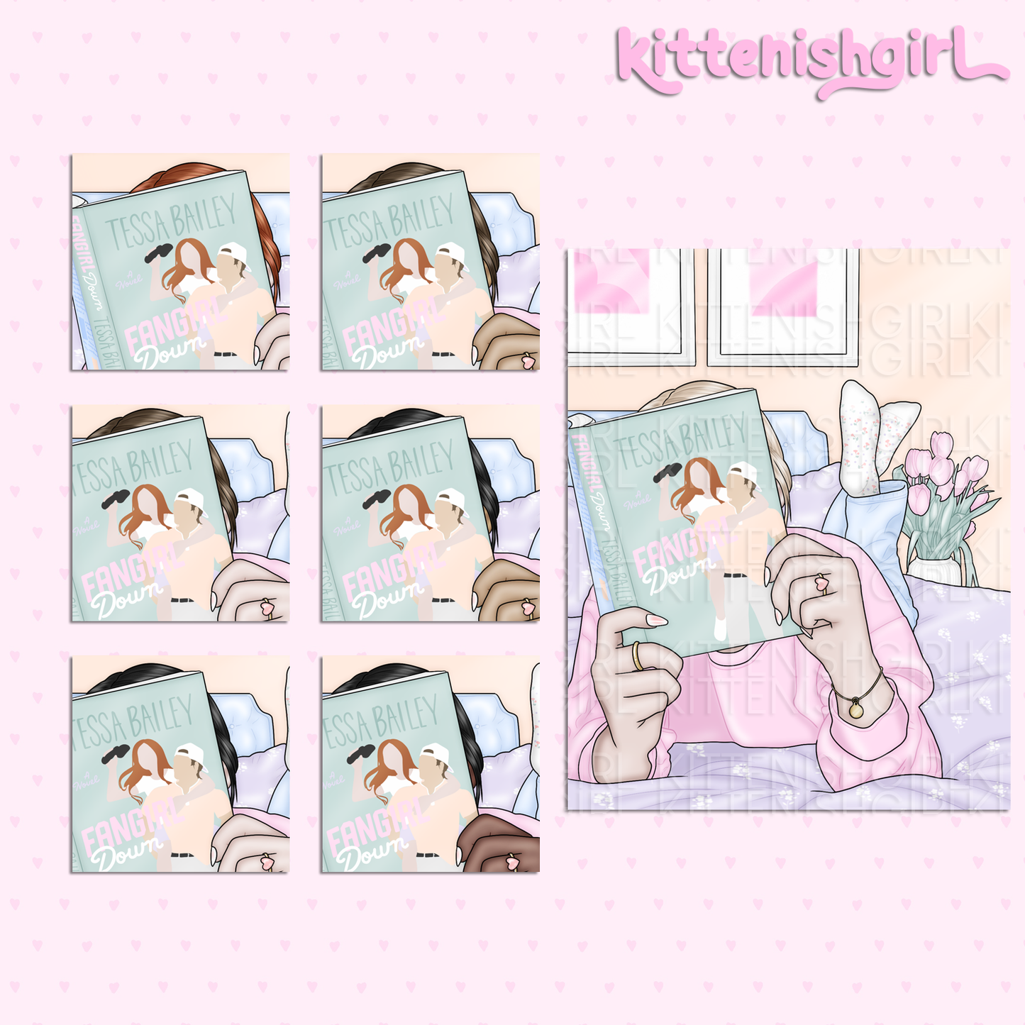Romance Fan // Clip Art