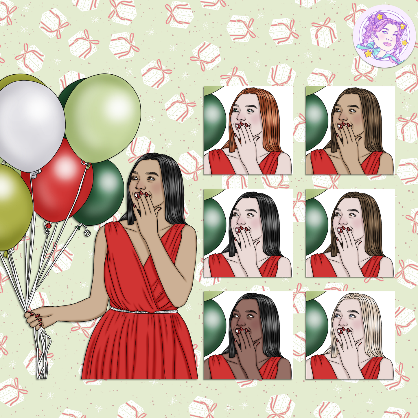 Hip Hip Hooray - Xmas // Clip Art