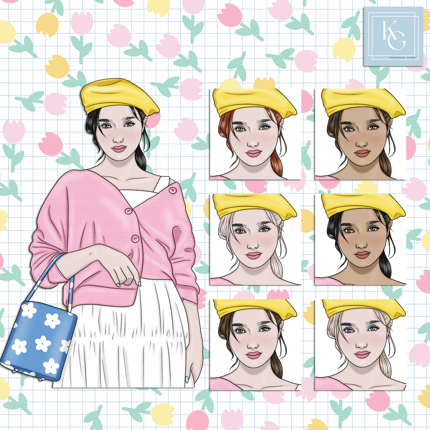 Blossoming // Clip Art