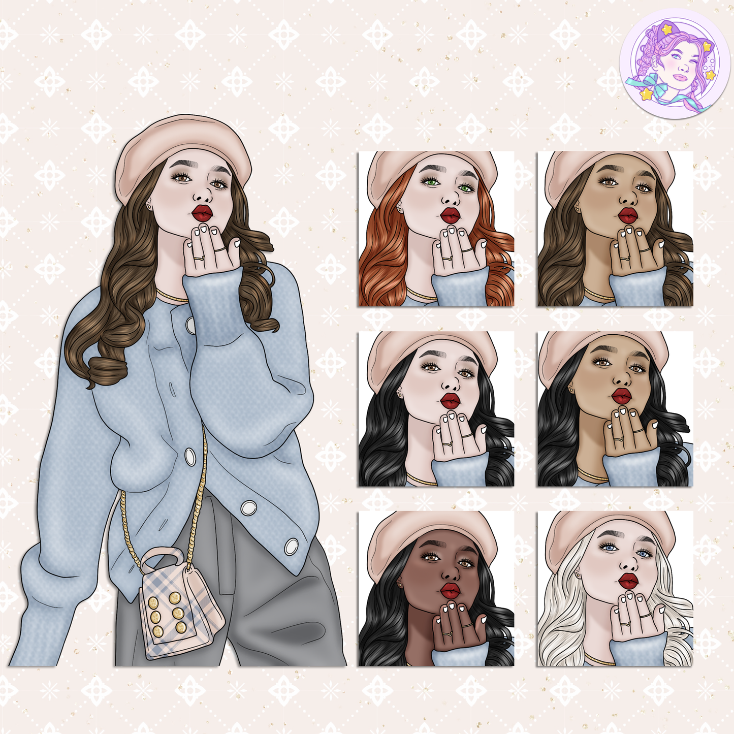 Bisous d'Hiver // Clip Art