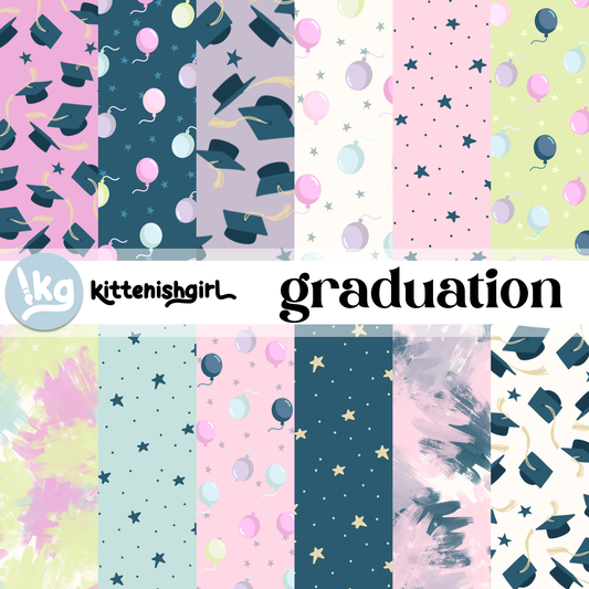 Graduation // Digital Papers
