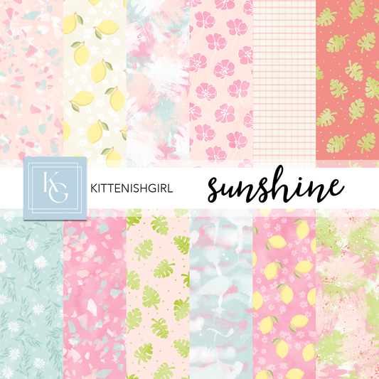 Sunshine // Digital Papers