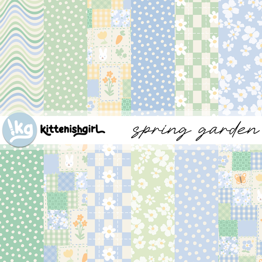 Spring Garden // Digital Papers