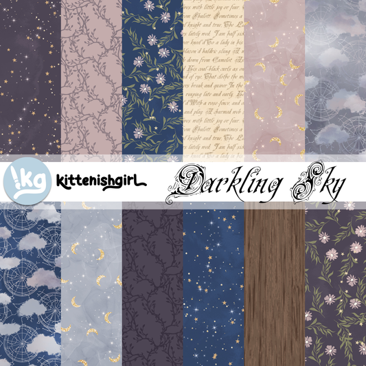 Darkling Sky // Digital Papers