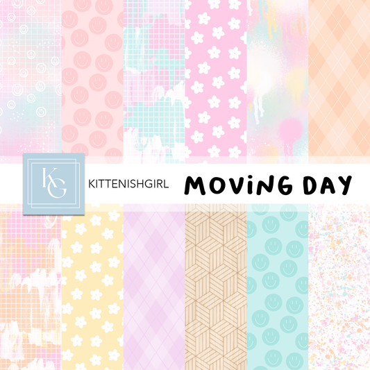 Moving Day // Digital Papers