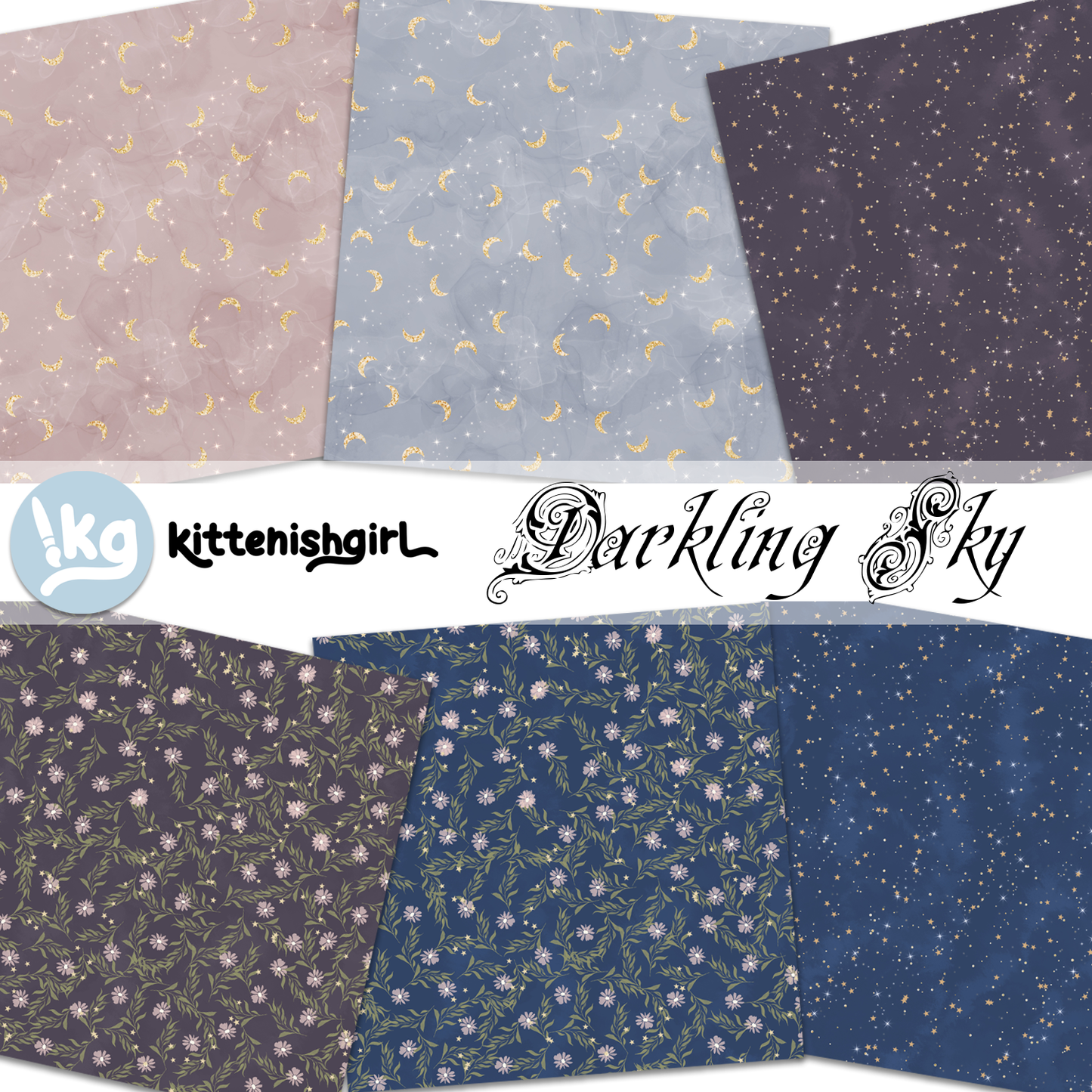Darkling Sky // Digital Papers