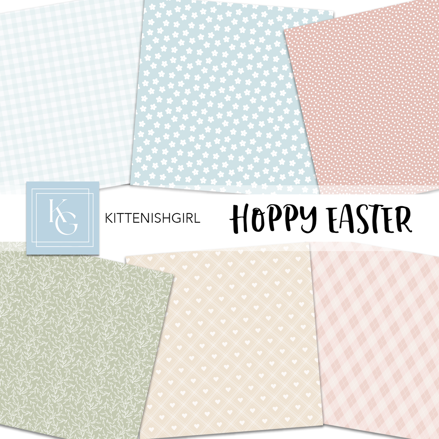 Hoppy Easter // Digital Papers