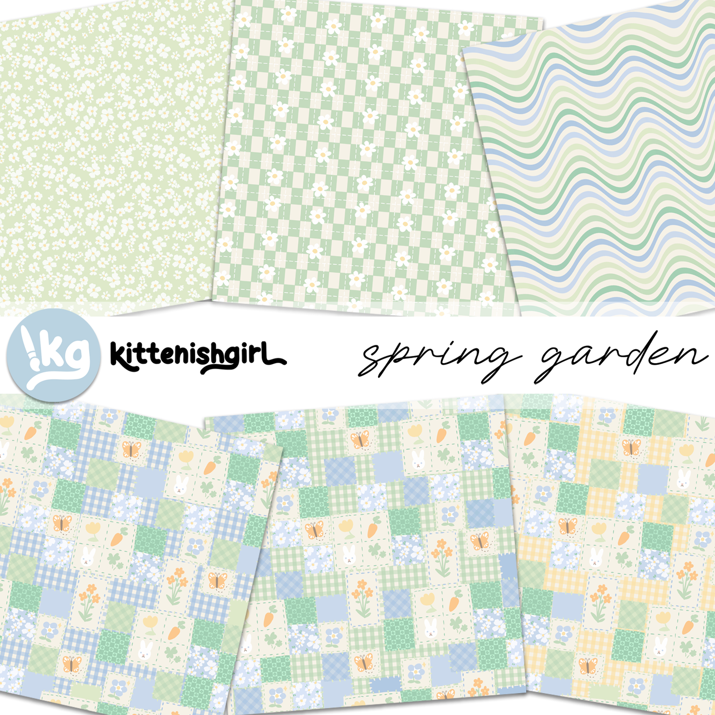 Spring Garden // Digital Papers