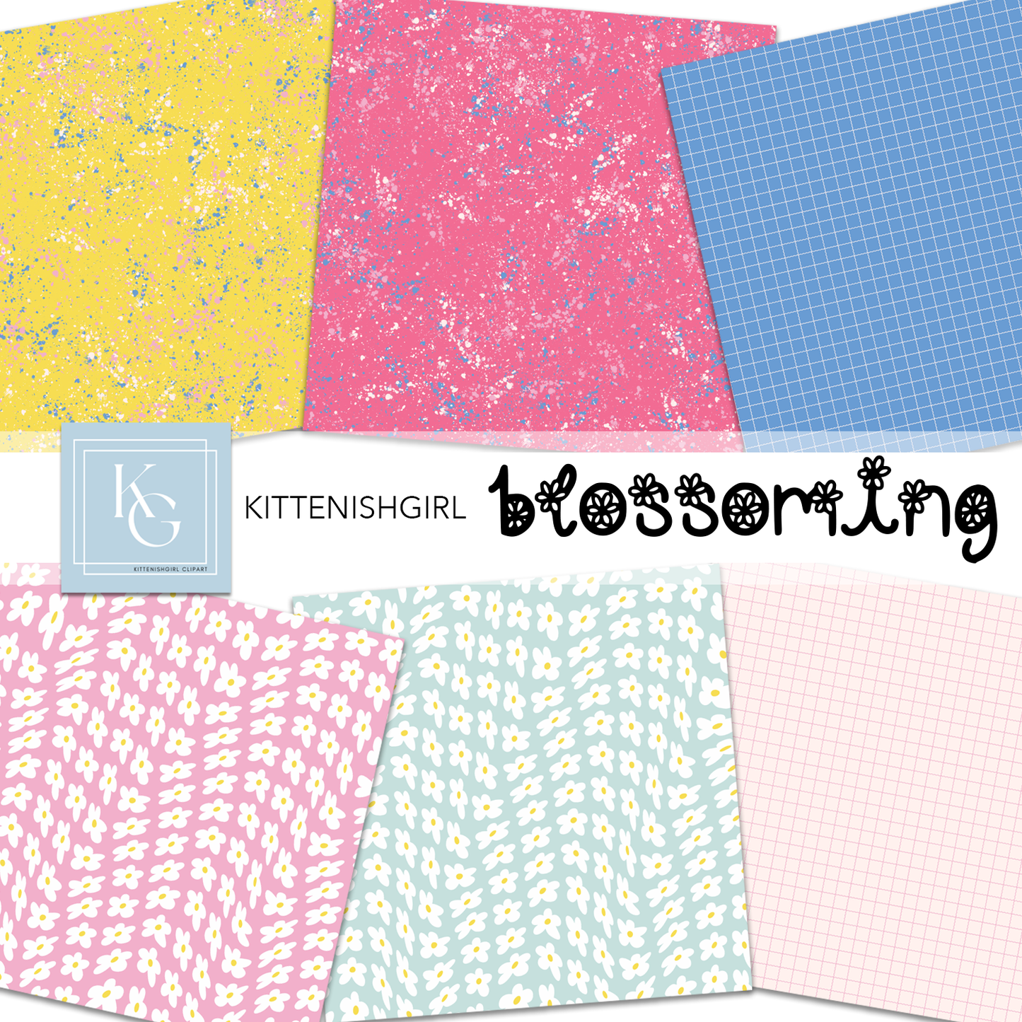 Blossoming // Digital Papers