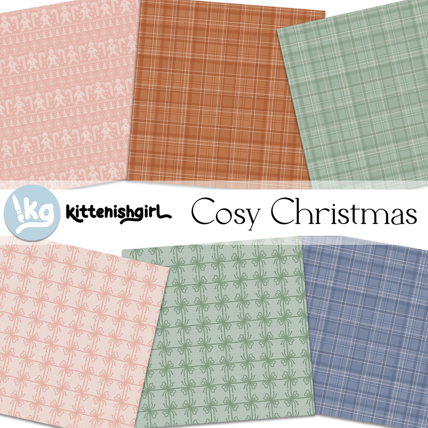 Cosy Christmas // Digital Papers