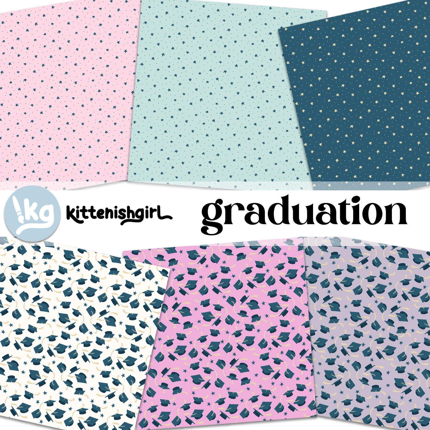 Graduation // Digital Papers