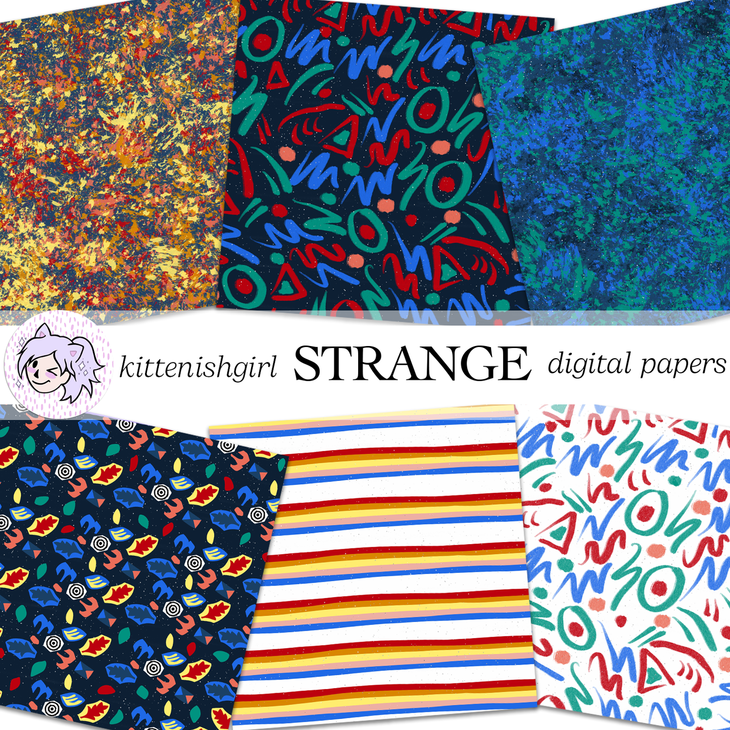 Strange // Clip Art Bundle