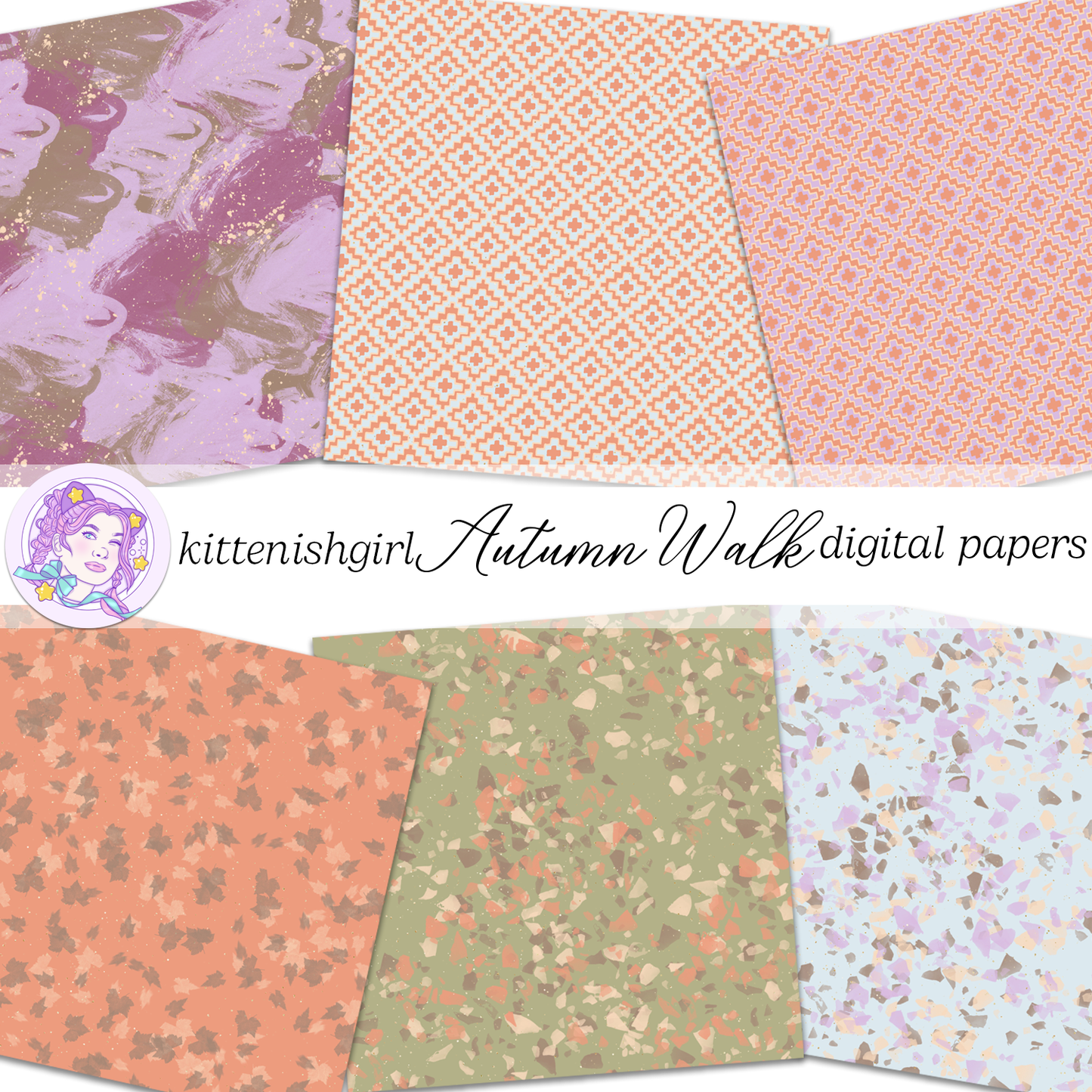 Autumn Walk // Digital Papers