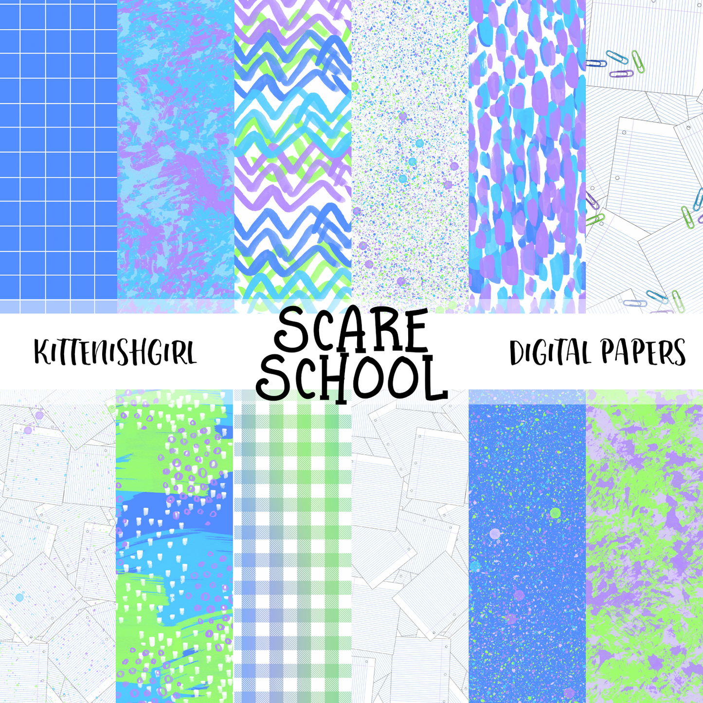 Scare School // Clip Art Bundle